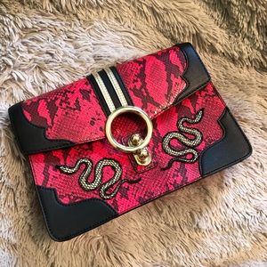 EXPRESS snakeskin crossbody